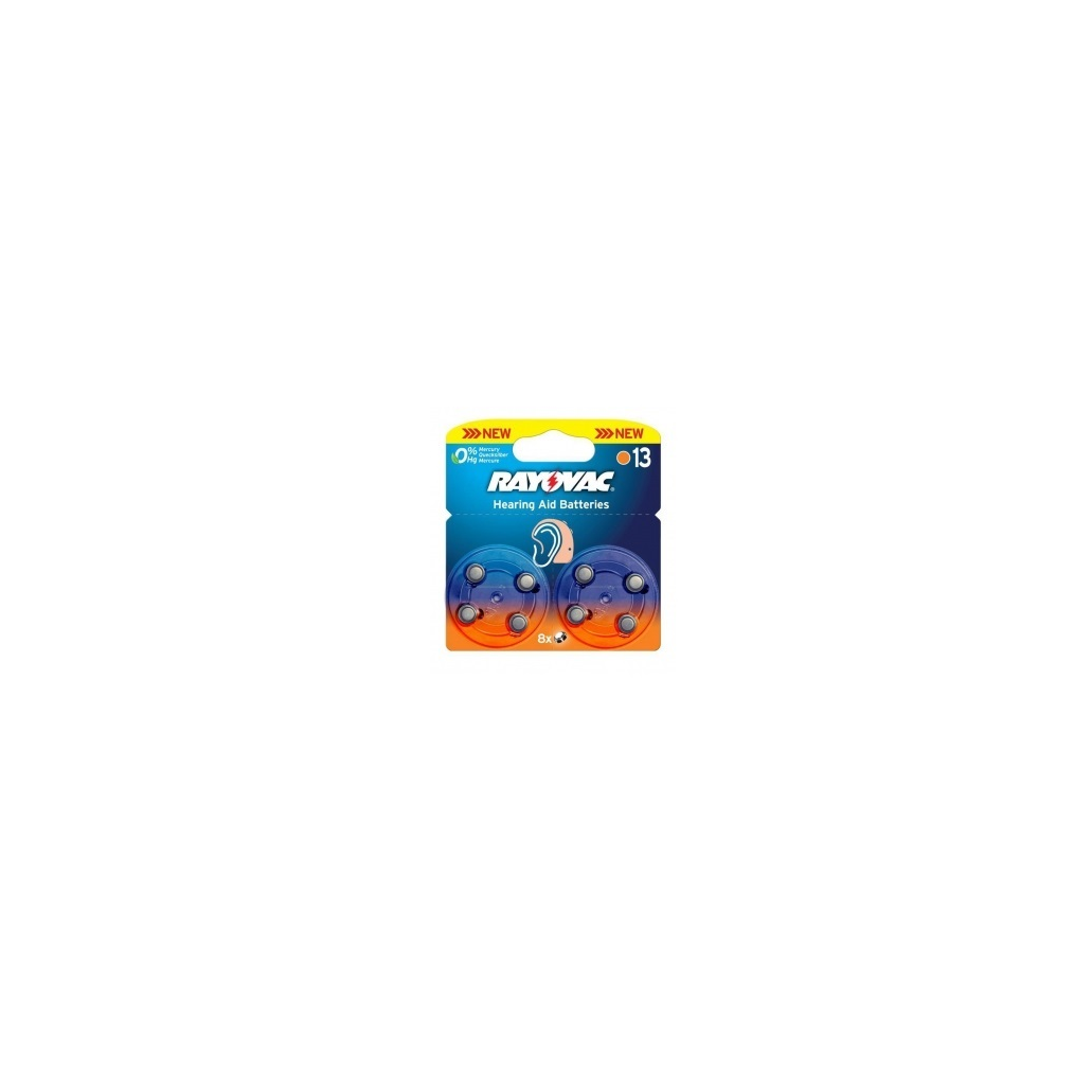 RAYOVAC 13AU-6MFAS BLI8 Hallókészülék elem (8db/csomag) (4606745418)