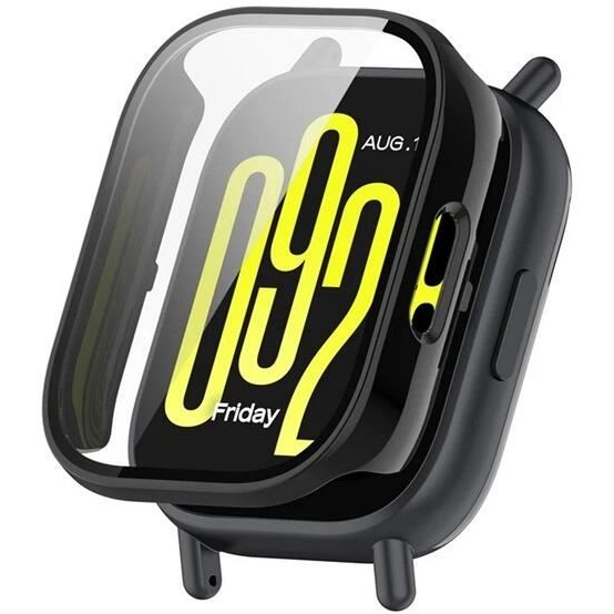 Gigapack Xiaomi Redmi Watch 5 Active műanyag fekete védőkeret és kijelzővédő üveg (GP-164081)