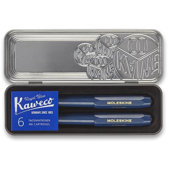 MOLESKINE Kaweco M kék készletben (KAWPENSETMBLUE)