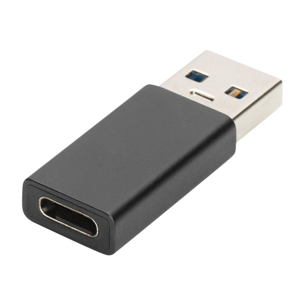 Digitus AK-300524-000-S adaptér USB A USB C černý