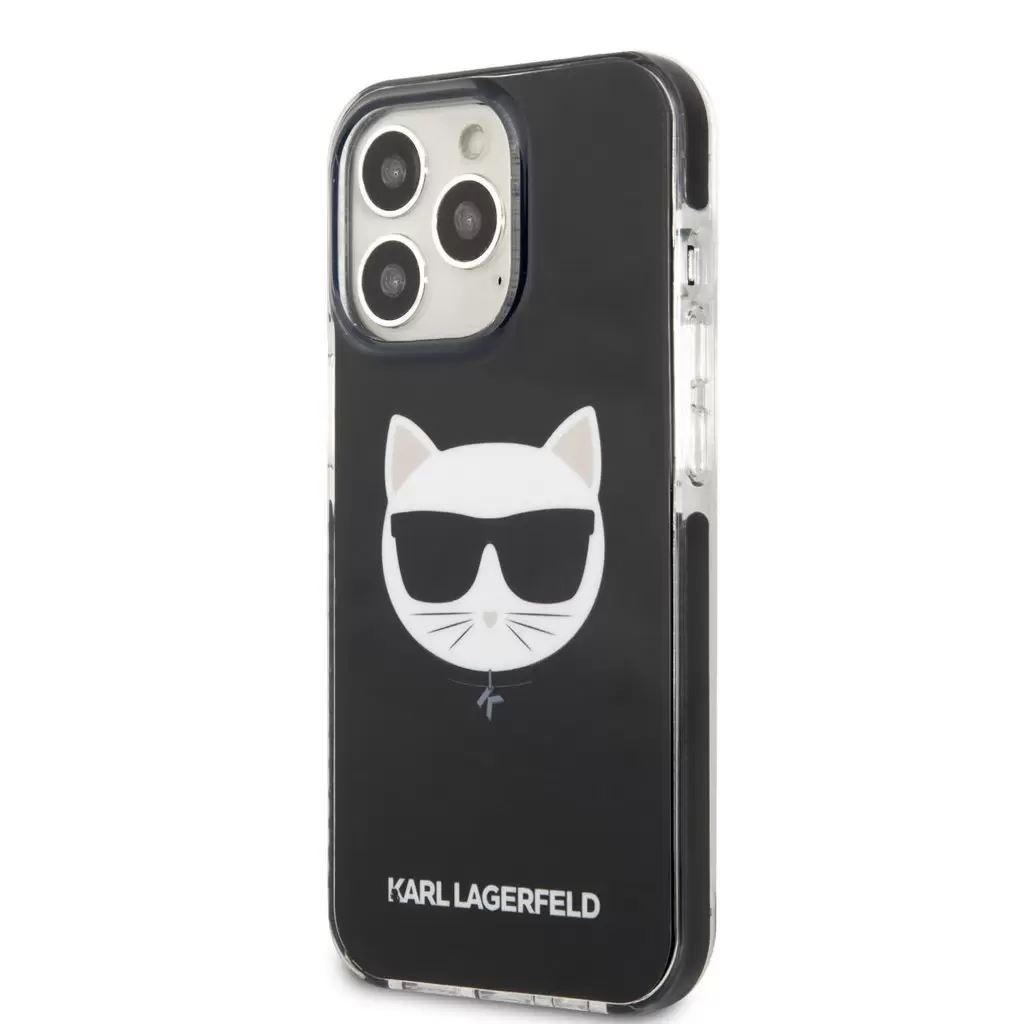 Karl Lagerfeld Apple Iphone 13 Pro Max Choupette fekete tok (KLHCP13XTPECK) (KLHCP13XTPECK)