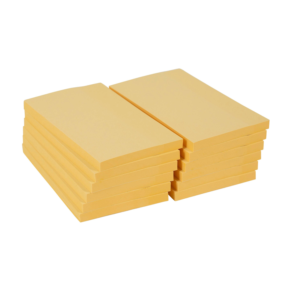 Office Depot 76x127 mm Öntapadós jegyzettömb (1080 db / csomag) - Sárga (8663065)
