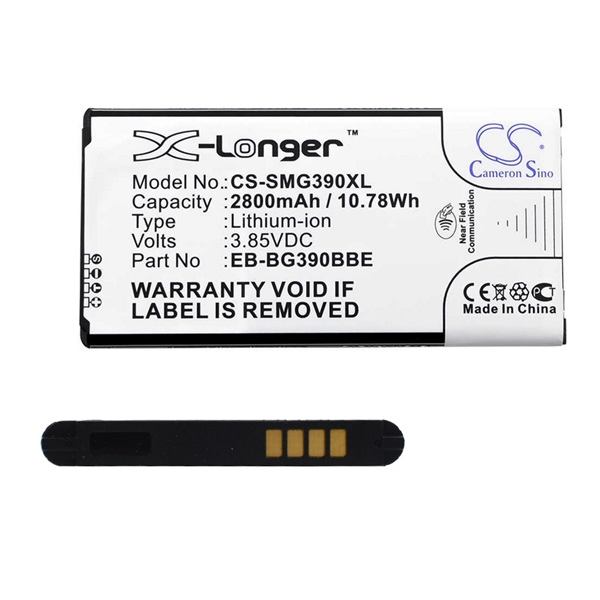 Cameron Sino LI-Polymer akku (3.85V/2500mAh, EB-BG390BBE/EB-BG390BBEGWW kompatibilis) Samsung Galaxy Xcover 4 (SM-G390) (CS-SMG390XL)