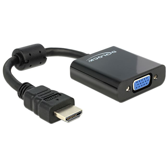 Delock 65512 HDMI-A male > VGA female adapter 25cm (65512)