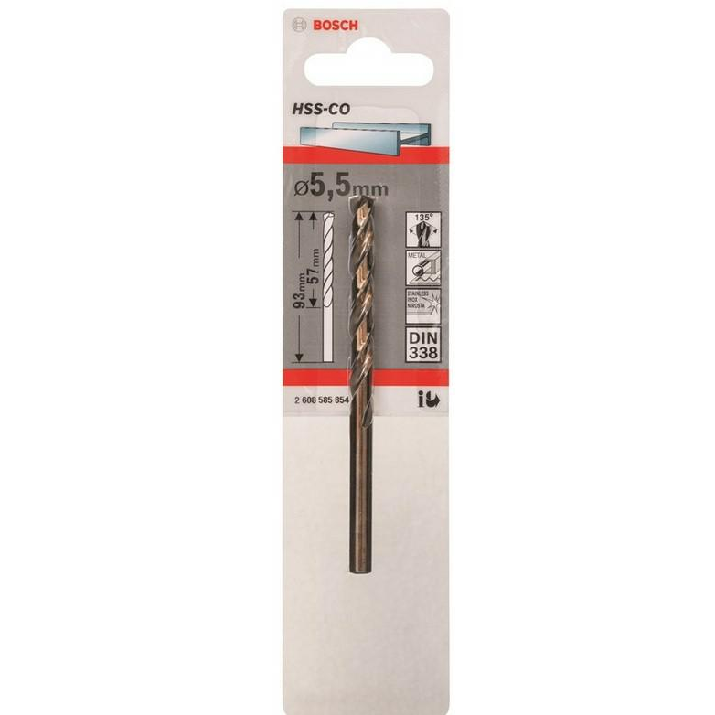 Bosch HSS Cobalt Fémfúrószár 7x69x109mm (2608585858)