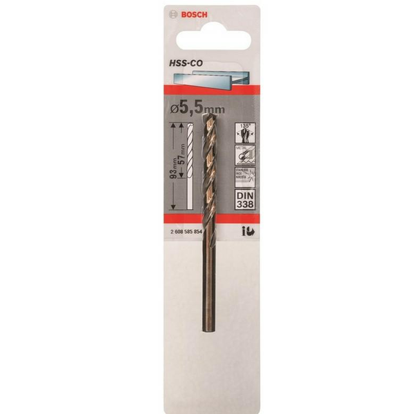 Bosch HSS Cobalt Fémfúrószár 7x69x109mm