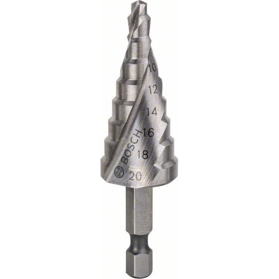 Bosch 2608597524 Hss Fúró - 9 Lépcsős, 4-20 mm (2.608.597.524)