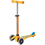 Микро тротинетка Mini Deluxe Apricot LED, 3 колела, 12 см, 49x67 см