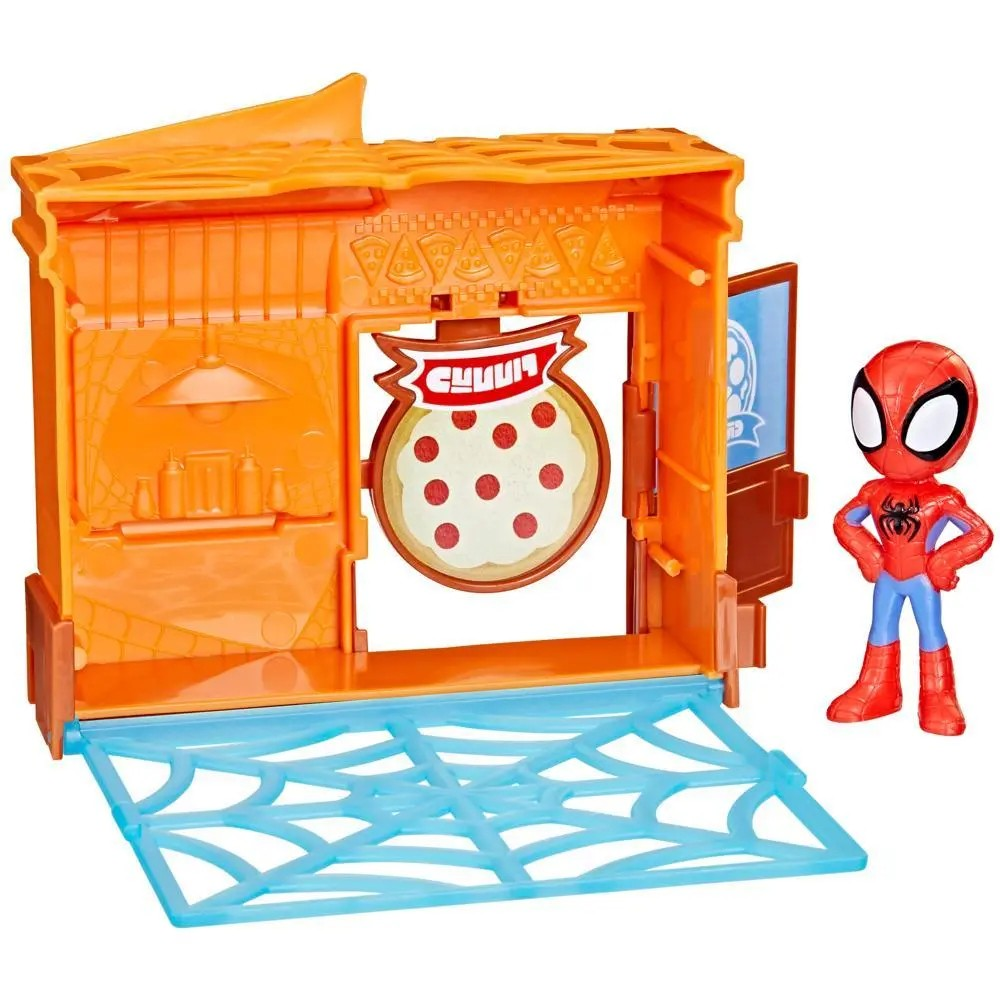 SPIDEY PRIETENII EXTRAORDINARI CITY BLOKS SET DE CONSTRUCTIE PIZZERIE