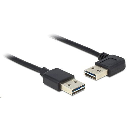 USB Kabel Delock A -> A St/St 1.00m 90° sw Easy USB