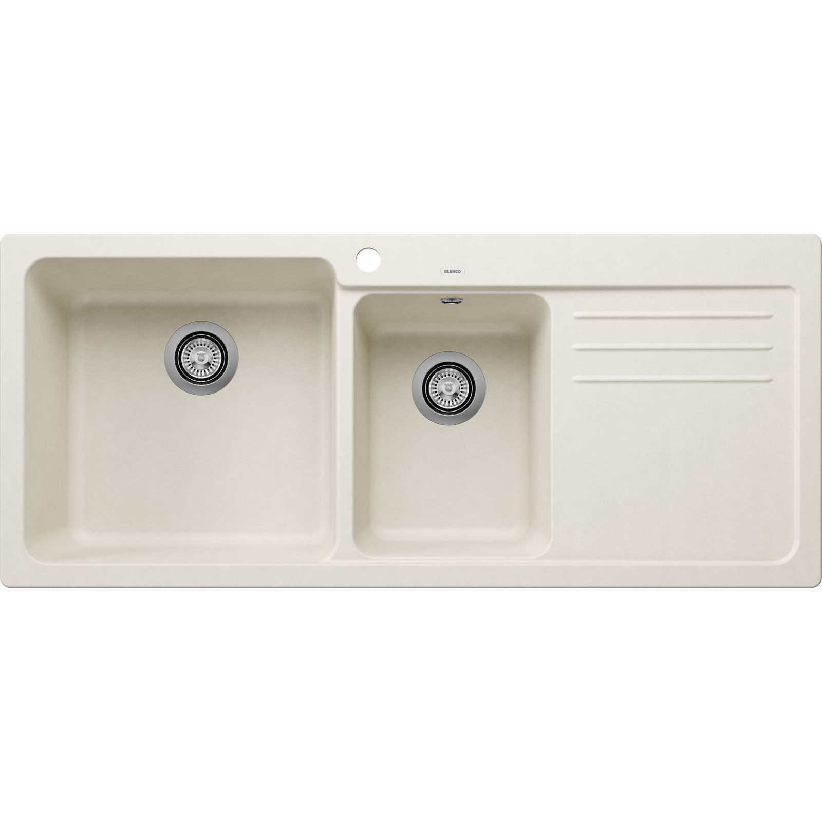 Blanco NAYA 8S Silgránit Törtfehér színű balos Gránit mosogatótál (527131) (527131)