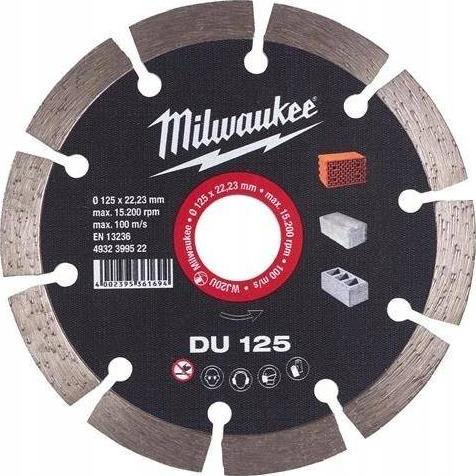 Milwaukee 4932399522 DU Gyémánt Vágótárcsa - 125 x 22,23 mm 