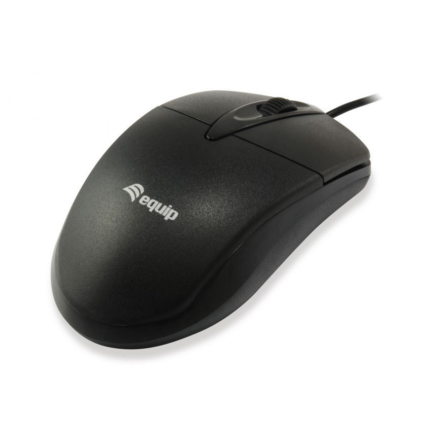 Equip 245102 optikai egér fekete ambidextrous (e245102)