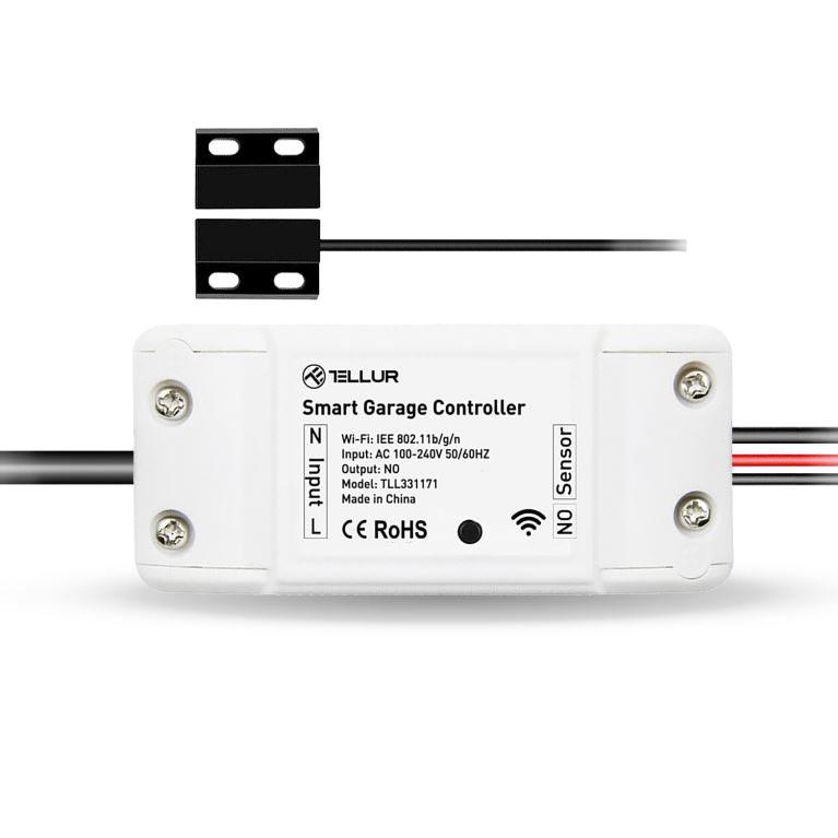 Tellur WiFi Garage Door Control Kit garázs ajtó nyitó kapcsoló (TLL331171) (TLL331171)