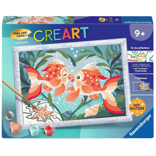 Ravensburger CreArt Kifestő készlet - Szerelmes halak