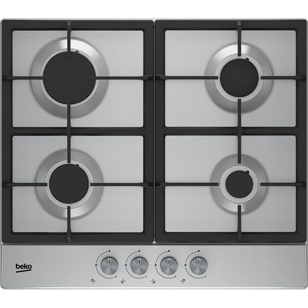 Beko HIAG64225SX Beépíthető Gázfőzőlap 4 Égő Rozsdamentes Acél