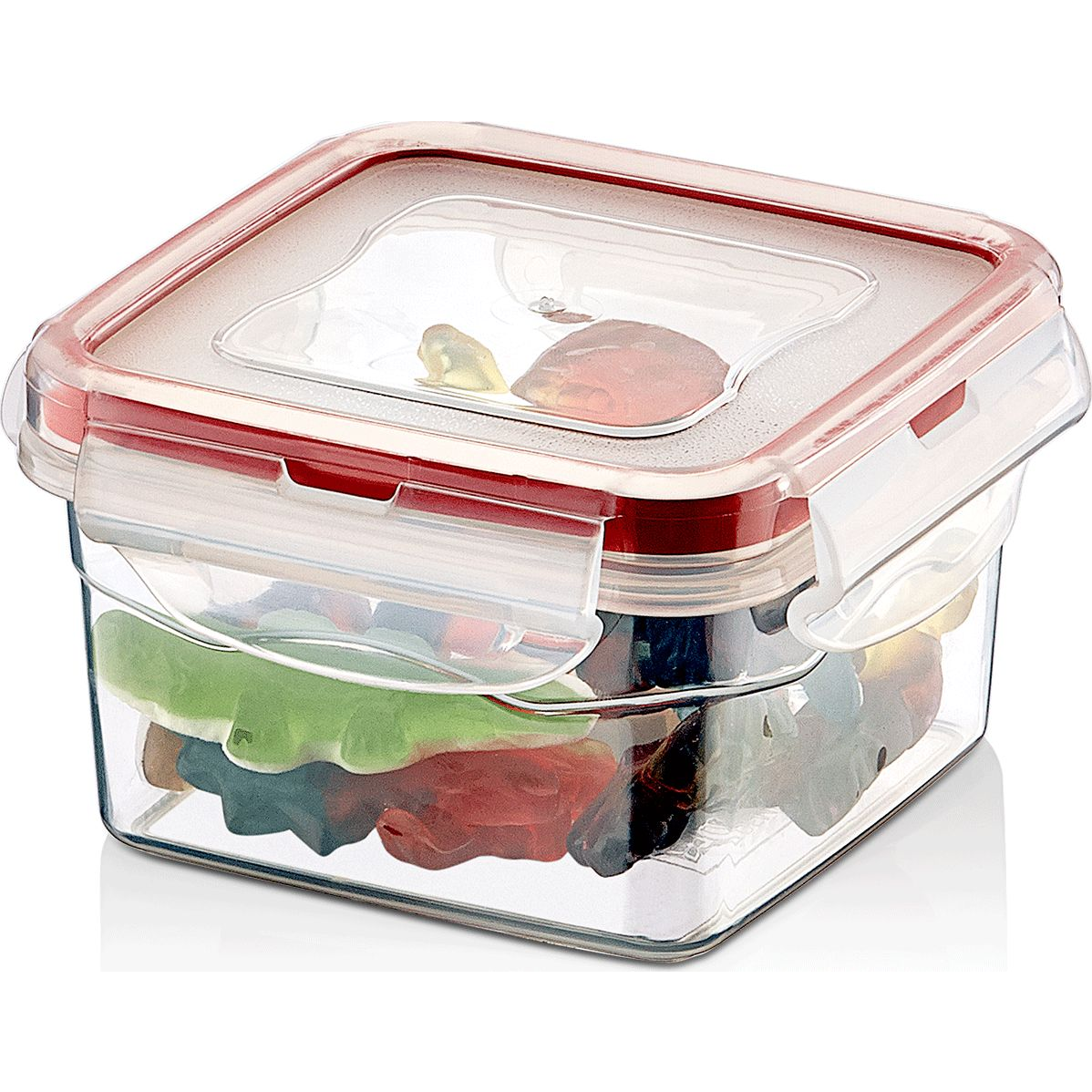 Élelmiszerdoboz, Műanyag, Átlátszó, 0,3 L (000018)