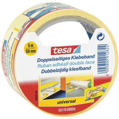 Kétoldalú ragasztószalag, univerzális, 5 m x 50 mm, TESA® (56170-00004-01)