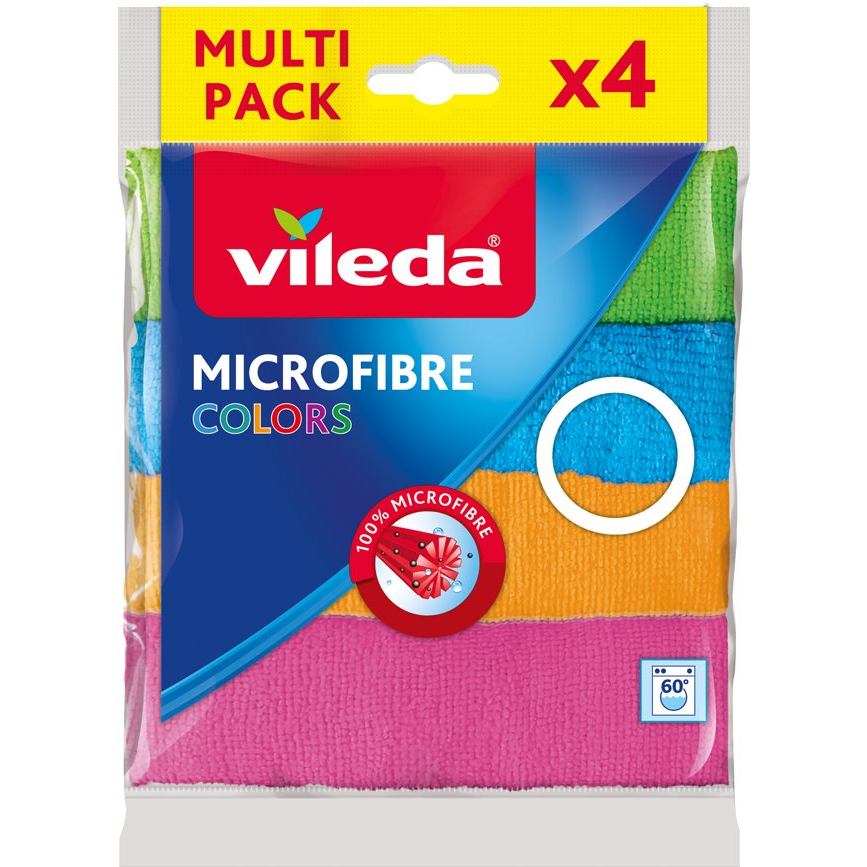 VILEDA Colors - mikroszálas, 4db (4023103192577)