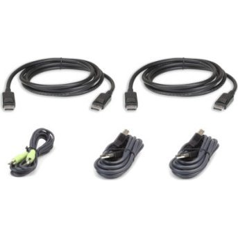 ATEN 2L-7D03UDPX5 KVM-kabel Sort 3 m