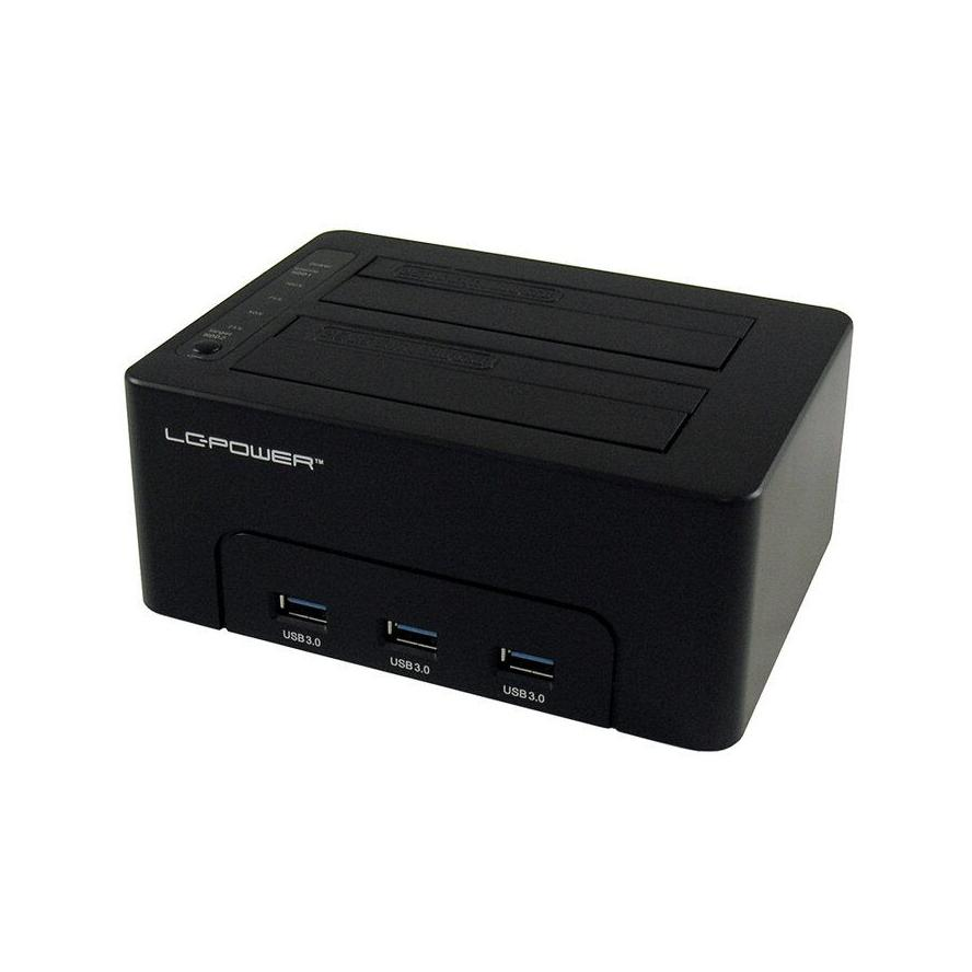 LC Power LC-DOCK-U3-HUB HDD Docking Station Black (LC-DOCK-U3-HUB)