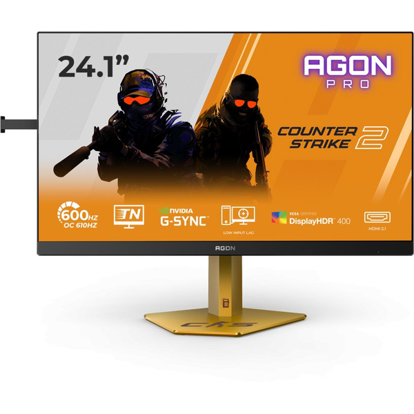 AOC G2 AG246FK6 компютърен монитор 61,2 см (24.1") 1920 x 1080 пиксела Full HD LED Черен, Сив
