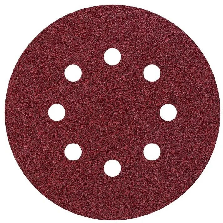 WOLFCRAFT Tépőzáras csiszolólap, 125 mm, 60, 80, 120-as szemcseméret, 15 db (4006885840102)