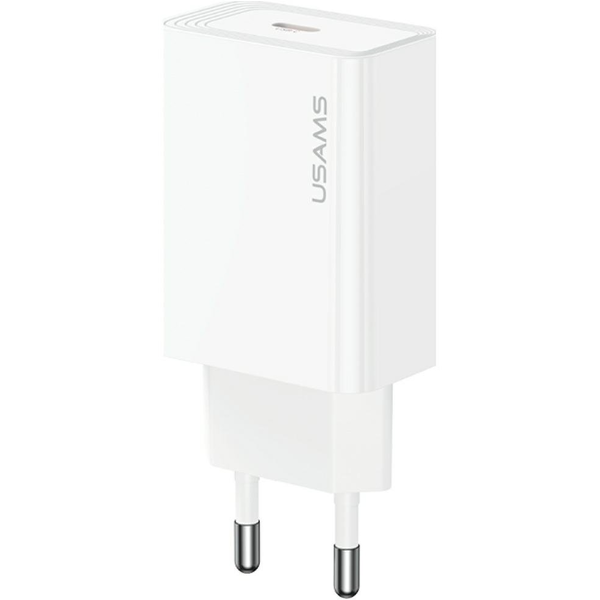 Síťová nabíječka USAMS T69 30W USB-C bílá
