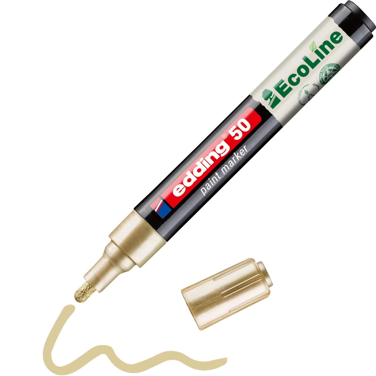 Edding 50 EcoLine 2-3mm Lakkmarker - Arany (4-50-053)