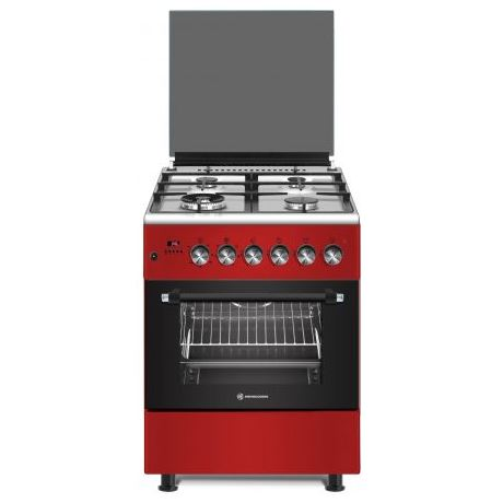 Novacook F6TS40EG RD kombinált tűzhely inox