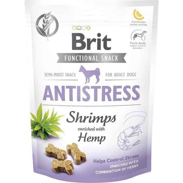 Brit Snack Dog Jutalomfalat 150 g Antistress Shrimps&Hemp 111580