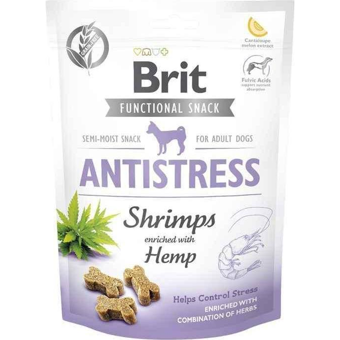 Brit Snack Dog Jutalomfalat 150 g Antistress Shrimps&Hemp 111580 (96872)