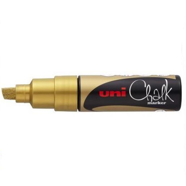 Mitsubishi Marker UNI CHALK MARKER PWE-8K gold