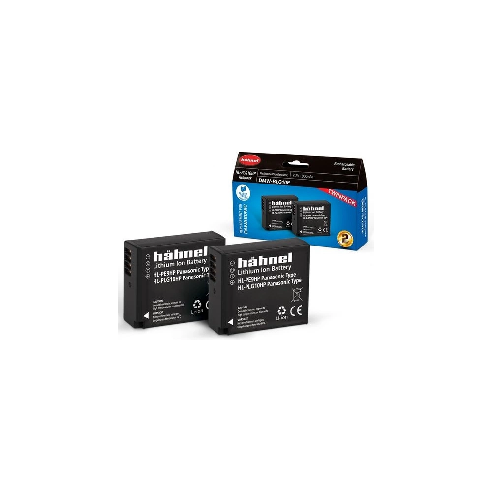 HAHNEL HL-PLG10HP akkumulátor Panasonic fényképezőgépekhez 1000mAh (2db/csomag) (1000 160.8)