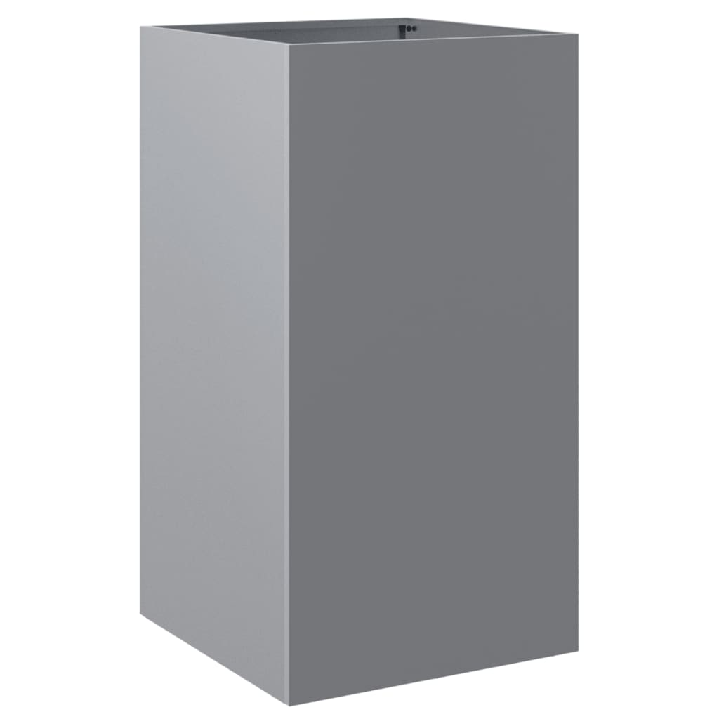 ezüstszínű horganyzott acél növénytartó 42x38x75 cm (841582)