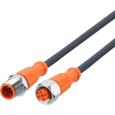 ifm Electronic EVM089 Összekötő vezeték Dugó, egyenes, Alj, egyenes 2 m Pólusszám: 4, 5 1 db