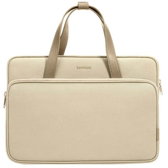 tomtoc Shoulder Bag - 14" és 13" MacBook Pro / Air, khaki (TOM-H22C1K1)