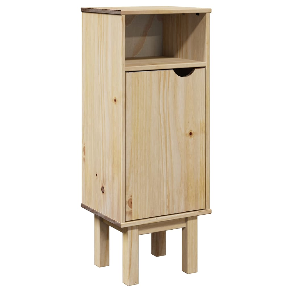 OTTA tömör fenyőfa fürdőszobaszekrény 35 x 30 x 90 cm (4013458)