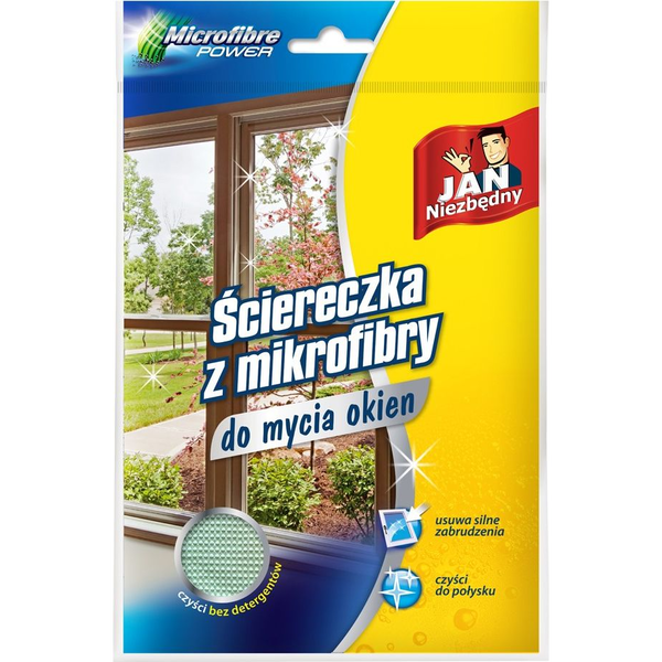  JAN Niezbędny JN Ściereczka z mikrofib.do mycia okien - 8571014185