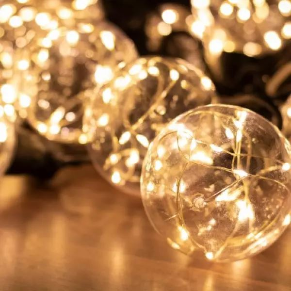 Somogyi LED-es fényfüzér melegfehér gömb (LPL 10 GLOBE) (LPL 10 GLOBE)