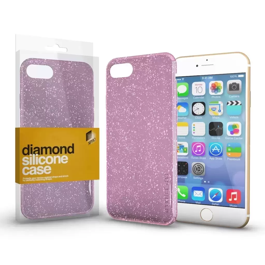 XPRO Szilikon tok Diamond Pink Samsung S23+ készülékhez (127546)