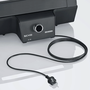 Gratar electric, Severin, Sevo GT PG 8106, 3 kW, Fara fum, Display OLED, Negru