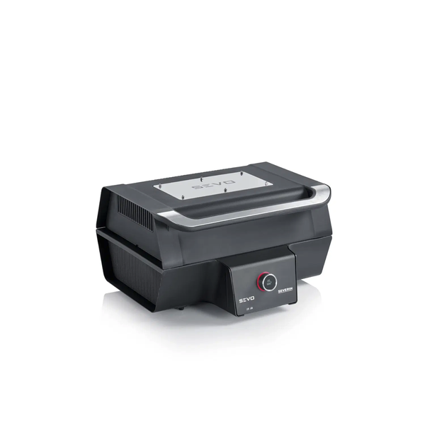 Gratar electric, Severin, Sevo GT PG 8106, 3 kW, Fara fum, Display OLED, Negru