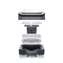 Gratar electric, Severin, Sevo GT PG 8106, 3 kW, Fara fum, Display OLED, Negru