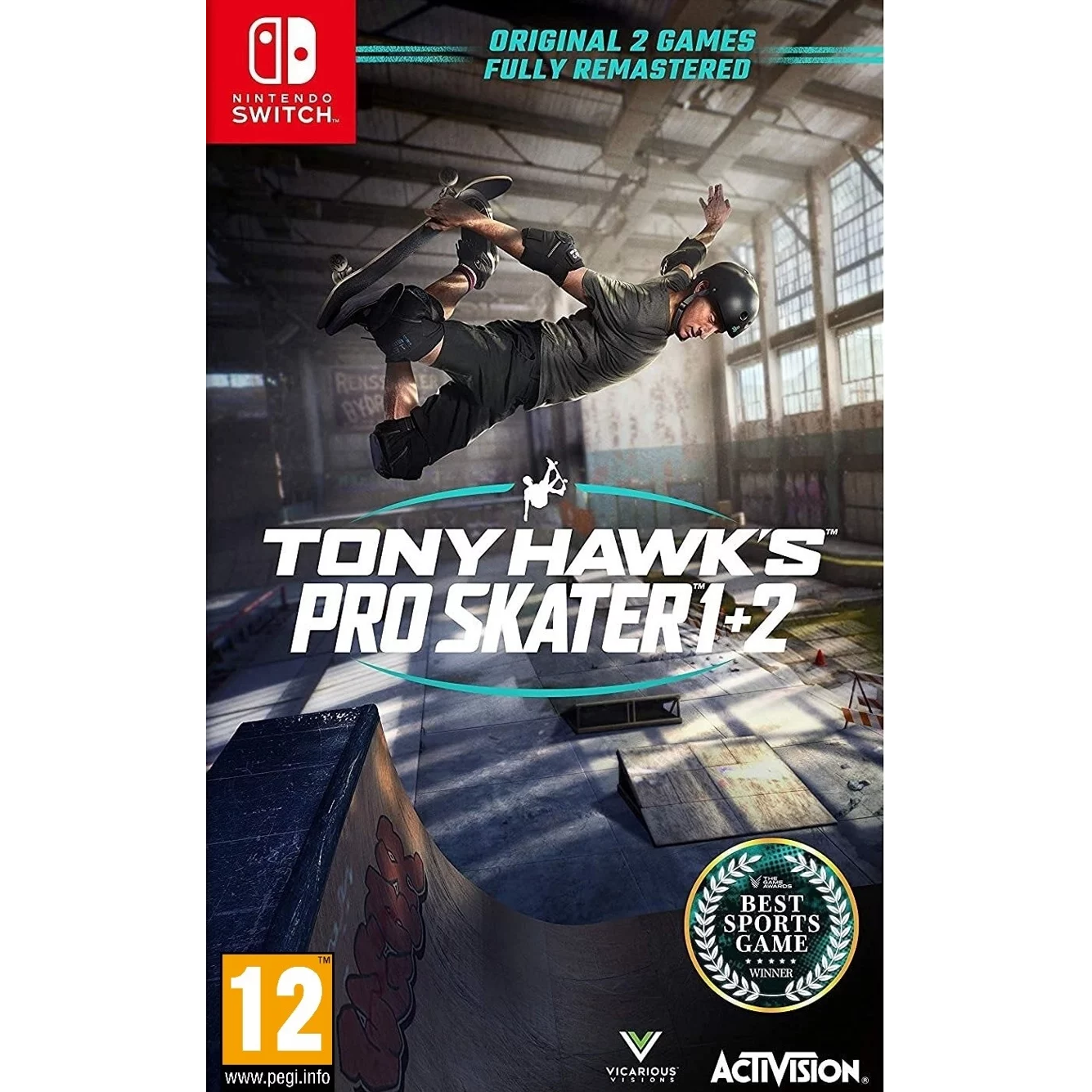Tony Hawk's Pro Skater 1+2 (Nintendo Switch - Dobozos játék)
