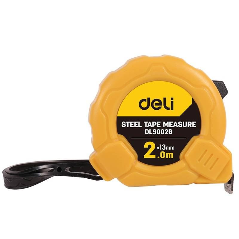 Deli Tools mérőszalag 2m / 13mm sárga (EDL9002B ) (EDL9002B)