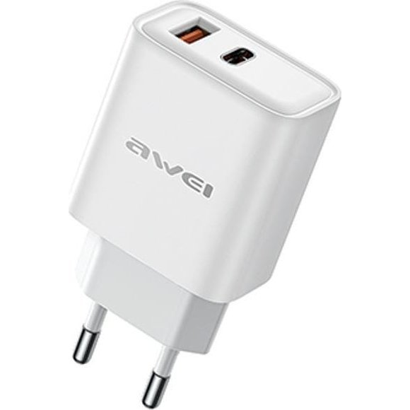 Súprava Rýchla Nabíjačka do siete 22,5W Typ C / USB 3000mA + Kábel Typu C