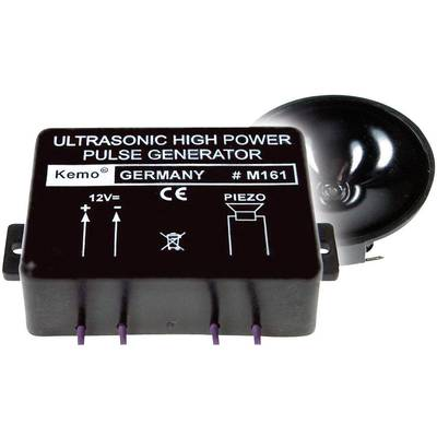 Nagy teljesítményű ultrahangos vaddisznó-, szarvas-, menyét- és nyestriasztó modul, 12V, max.: 300m, 120 dB, Kemo M161 (M161)