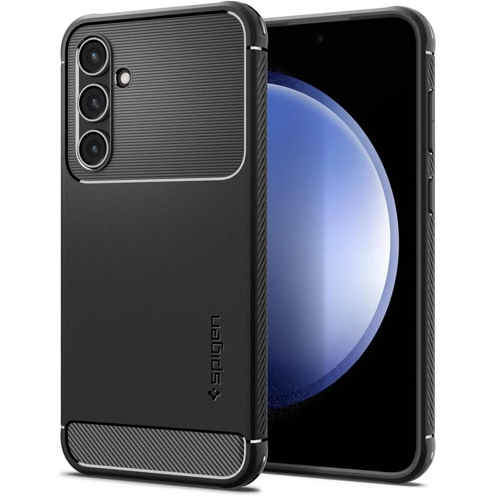 Spigen Rugged Armor Samsung Galaxy S23 FE Tok - Fekete (ACS06376)