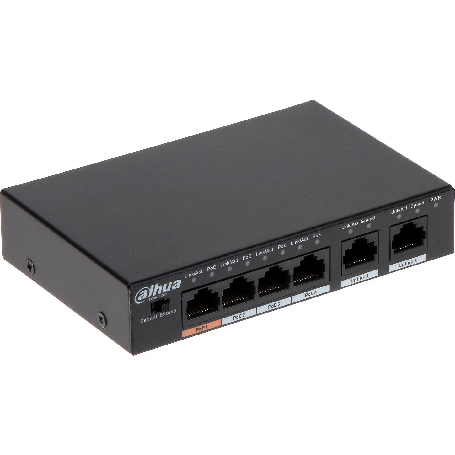 Dahua PFS3005-4ET-60 1x 10/100(HighPoE/PoE+/PoE)+3x 10/100(PoE+/PoE), 60W PoE switch (PFS3005-4ET-60)